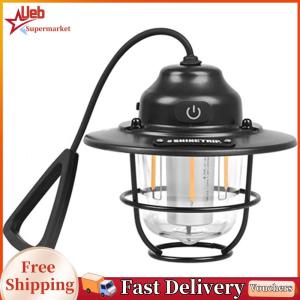 [Ueb]Camping Light 2700K/6500K Emergency Light Lantern IPX4 Waterproof Mini Metal Chandelier Stepless Dimming Type C Charging