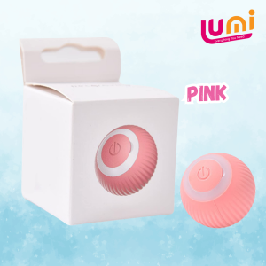 Smart Rotating Ball For Pet / Mainan Bola Kucing Ball For pet Mainan anjing kucing interaktif pintar Interaktif Anti Stress mainan hewan peliharaan kecil dengan lampu warna-warni Bola Listrik Bergulir