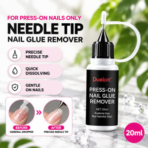 Press On Nail Glue Remover Precision Tip Adhesive Dissolver/Artificial Nail Remover Gentle Manicure Tool/False Nail Removal Nail Care Accessory Home Salon Use