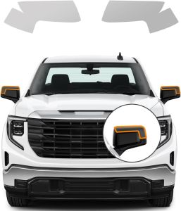 for 2022-2024 GMC Sierra 1500 8.5mil TPU PPF Clear Car Pre-Cut Paint Film HD Scratch Exterior Accessories (Rearview Mirrors 2Pcs)