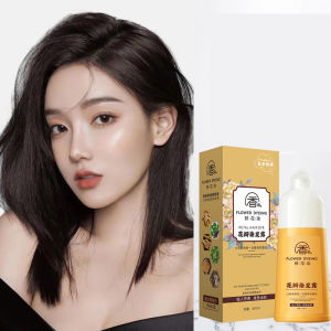Petal Hair Color Shampoo Natrual Herbal Plant Hair Dye Cream DIY Hair Coloring Cream Effective Long-Lasting Hair Dye