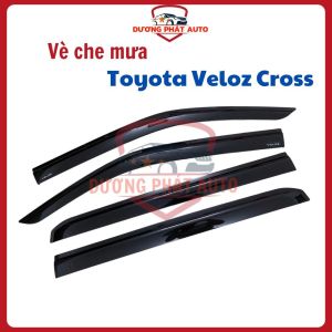 Vè che mưa xe Toyota Veloz Cross 2022 2023 Nhựa đen dày cao cấp