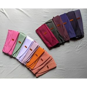 (50 RB ISI 4 PCS) HIJAB BERGO HAMIDAH SIZE M LABEL BESI JERSEY PREMIUM