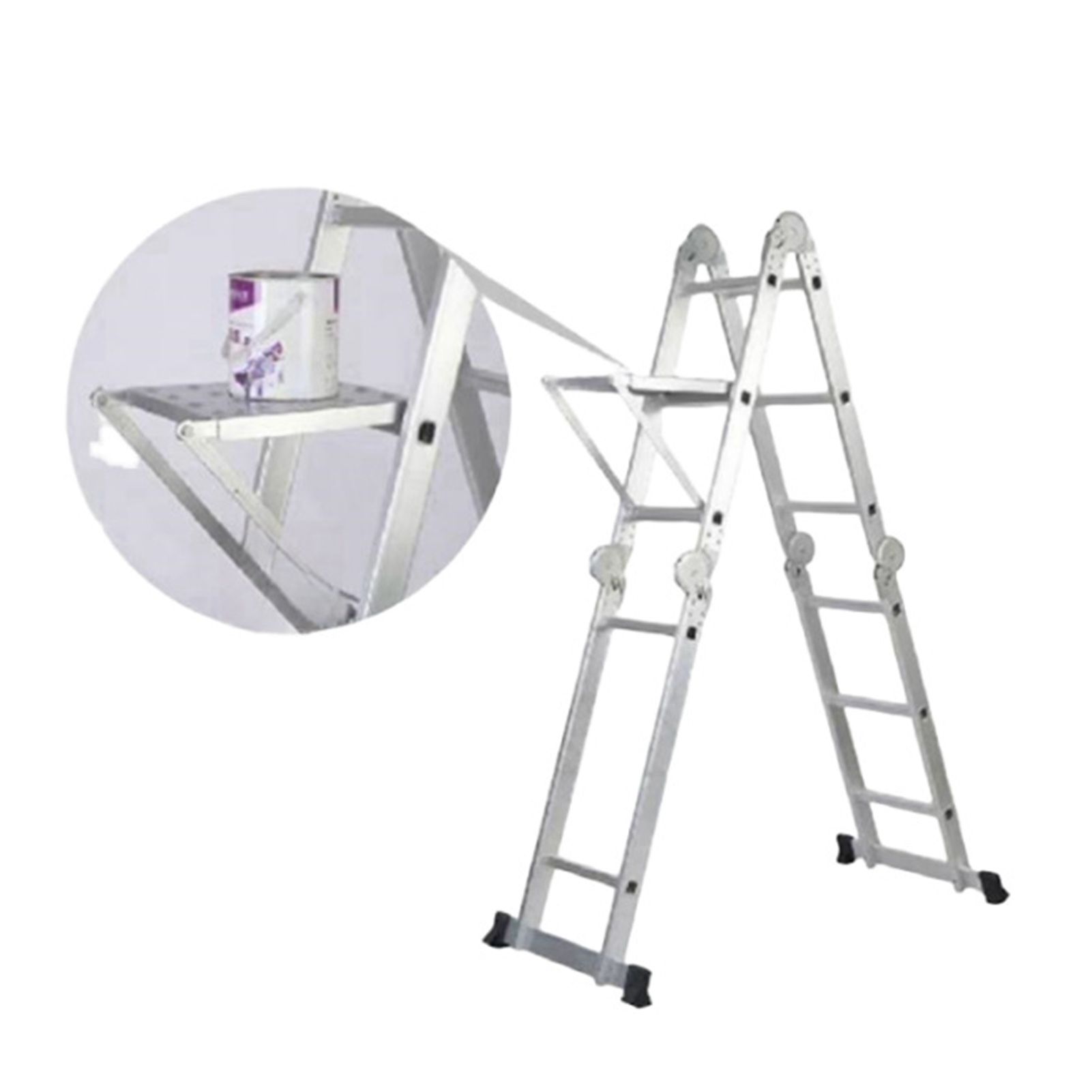 Bus Ladder System Ladder Platform System Ladder Tool Tray Heavy Duty Anti-slip Ladder ...