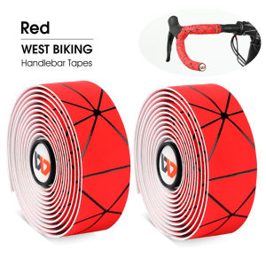 WEST BIKING Băng Ghi Đông Xe Đạp Băng Ghi Đông Chống Sốc EVA Chống Trượt Cho Xe Đạp Đường Trường Với 2 Nút Thanh Phụ Kiện Xe Đạp Cho Vợt Cầu Lông Và Cần Câu