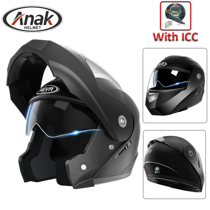 Half face helmet clearance with icc sticker