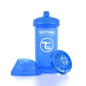 Chính hãng twistshake Kid Crawler cup Máy xay trái cây cho hoạt động trẻ mới biết đi Chai đựng nước uống 360ml 12 + tháng