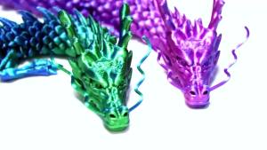 2PCS 3D Printed Chinese DragonDragon StatueHome Office DecorFidget Toys for Autism/ADHD3D Printed Gift ToyFidget Toys Executive Desk Animal Toys