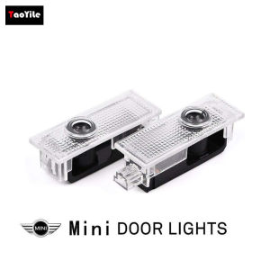 2pcs Led Projector Lamp Car Door Welcome Light Car Accessories For Mini Cooper One S JCW R55 R56 R50 R53 R60 F55 F56 Countryman