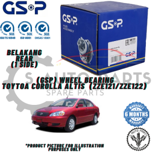 TOYOTA ALTIS (ZZE122) 100% ORIGINAL (GSP) WHEEL BEARING (belakang REAR)