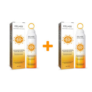 【Hot Sale】EELHOE Sunscreen Spray sunscreen for face and SPF50 Sunblock Protective Outdoor Facial UV Resistance Anti Sunburn Spot Whitening Waterproof Body Sunscreen Sunscreen Lotion Spray UV Protection  Water Resistant Hydrating Face Body Summer Sunscre