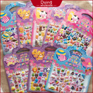 Cute Cartoon 3D Stickers for Kids & Toddlers Puffy Stickers Variety Pack for Scrapbooking Bullet Jour