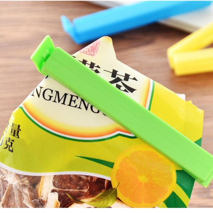 1pcs Portable New Kitchen Storage Food Snack Seal Sealing Bag Clips Sealer Clamp Plastic Tool 8253