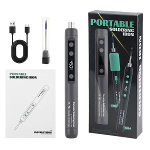 Diymore USB อัจฉริยะปรับอุณหภูมิได้เครื่องเชื่อมเหล็กอินเตอร์เฟซแบบไร้สายการปรับอุณหภูมิเครื่องเชื่อมเหล็กขนาดเล็ก