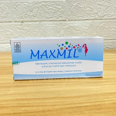 Maxmil Multivitamin Ibu Hamil dan Menyusui Box isi 30 Kaplet
