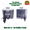 Venus Aqua AQ380F (AQThree-Eighty) 3.5 watts Slim Hanging Filter (for 5-20 Gallons) (flt)(acc)(20gl) (10gl (15gl) (5gl). 