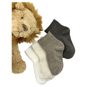 ถุงเท้าเด็ก เอลมิดาส elmidas ถุงเท้าเด็กรุ่นโทนน้ำตาล SHADE OF BROWN