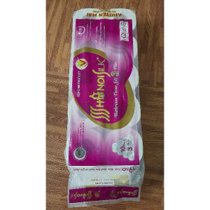 Giấy vệ sinh Hà Nội bịch 10 cuộn không loãi có lõi dai mềm tặng 1 gói giấy ăn ( hàng loại 1)