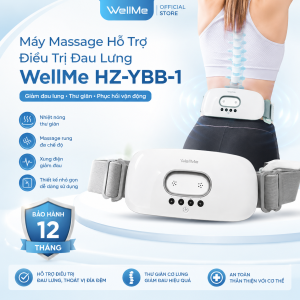 Máy Massage Hỗ Trợ Điều Trị Đau Lưnag WellMe HZ-YBB1 - 4 Chế Độ (Nén Nóng Xung Điện Rung Áp Suất)