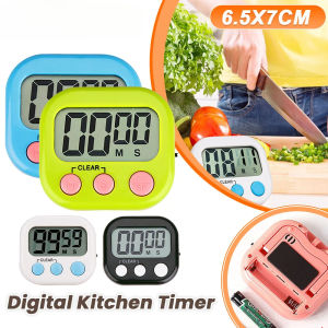 Digital Kitchen Timer Big Digits Loud Alarm Magnetic Backing Stand with Large LCD Display for Cooking Baking Sports Games