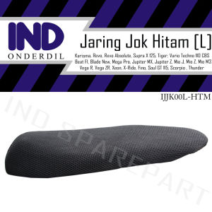 Jaring-Sarung-Cover Jok-Jog Hitam Anti Panas-L Mega Pro-Jupiter MX-Z & Mio J-Z-M3 & Vega ZR & Xeon & X-Ride 115 & Soul GT Lama & Scorpio & Thunder