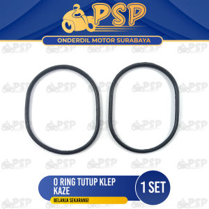 Oring Tutup Klep Kaze (Set Isi 2) - O Ring Seal Karet Cap Tap Tappet Payung Kawasaki Blitz Kaze R