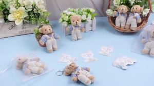 12-48PcsJoint Teddy Bear Stuffed Animal Plush Toys Wedding Gift Doll Toy for Birthday Cake Wedding Decor Party Favors2026