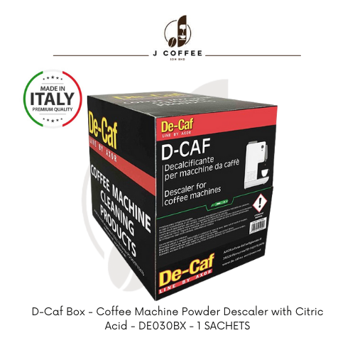 D Caf Box Coffee Machine Powder Descaler with Citric Acid DE030BX