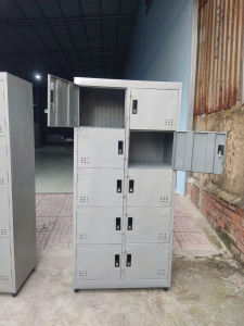 Tủ Locker Sắt Để Đồ Cá Nhân Có Khóa – 2/4/6/8/10 Ngăn – Sơn Tĩnh Điện Bền Đẹp