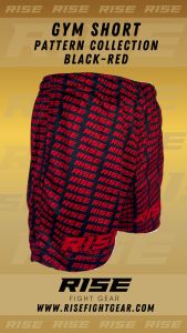 RISE PATTERN GYM SHORTS Gym Shorts Dry Fit Shorts Pocket gym shorts Muay Thai / Boxing / Gym / Running / MMA / Cross-Training / Fitness / Daily Activewear