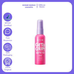 DAZZLE ME GET A GRIP! SETTING SPRAY MATTE FIX 60ML I Matte Finish Triple Proof Make up Lock Oil Control Makeup Tahan Lama
