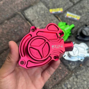 QJM Cover Pump Tutup Waterpump Kawasaki Ninja R/ RR/ SS/ KR 150 Cover Waterpump Full CNC