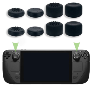 Thumb Grips Set Cover Analogs Stick Cover Not Slip Case Gaming Accessories for Gaming Controller Game Accessories Black