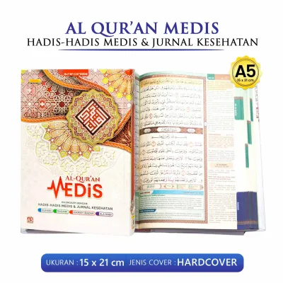 Alquran Kecil Al Quran Medis Terjemah Per Ayat Dilengkapi dengan Hadis - Hadis Medis & Jurnal Kesehatan Ukuran A5 / TB MANFAAT
