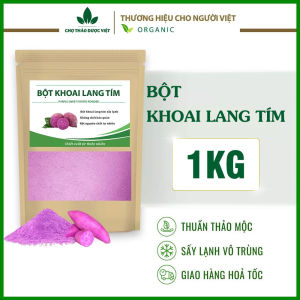 Bột khoai lang tím sấy lạnh 1kg ( Bột hữu cơ tạo màu bột ăn dặm cho bé) - Chợ Thảo Dược Việt