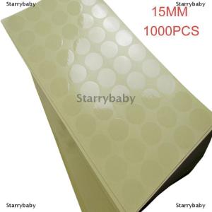 Star 1000 15mm CLEAR round Sticker ป้ายชื่อโปร่งใสวงกลมพีวีซีซีลฉลาก