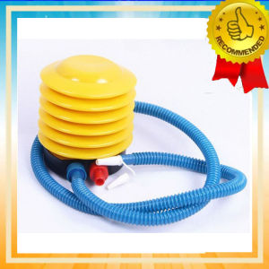 ( Siap Kirim ) Pompa Angin Injak Manual (BULAT KUNING) Pompa Balon Foil Ban Karet Renang Kasur Air Bed Sepeda