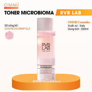 RVB LAB - Toner lợi khuẩn cân bằng và dưỡng ẩm Microbioma Balancing Hydra Toner (200ml) | OMMI Cosmetics