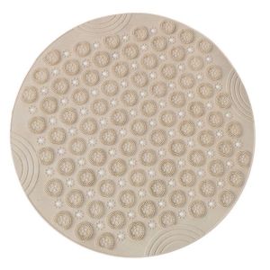 TEA7146 1Pcs PVC Drainage Bathroom Accessories With Drain Hole Textured Surface Bathroom Carpet Massage Foot Pad Bath Mat Bathtub Mat