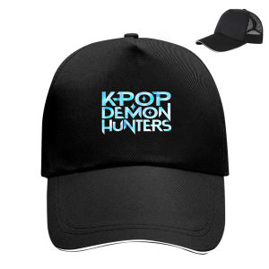 Kpop Demon Hunter Girls Baseball Cap Velcro Adjustable Breathable Mesh Peaked Cap Gift for Children