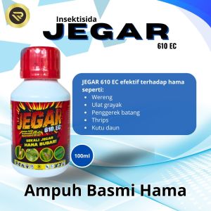 JEGAR 610 EC Insektisida Profenofos 400 g/L Cypermethrin (Sipermetrin) 210 g/L PALING AMPUH MEMBASMI