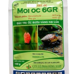 Bả trừ ốc Moi oc 6GR hiệu quả. Kiểm soát hiệu quả ốc sên ốc bươu