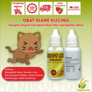 OBAT ANTI DIARE MENCRET KUCING MENGATASI GANGGUAN PENCERNAAN DAN VITAMIN KUCING 30ML