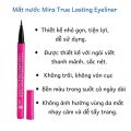 Mira True Lasting Eyeliner Waterproof NL322 viết kẻ mí mắt nước màu đen tuyền  không lem không trôi rất dễ tẩy trang 0.8ml. 