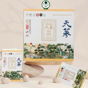 Nước Hắc Sâm Đông Trùng Hạ Thảo Premium Hàn Quốc Hộp 30 Gói x 50ml