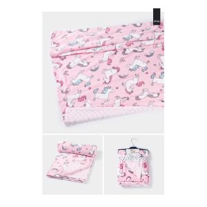 ผ้าห่มขนแกะนุ่มพิเศษ ขนมิงค์กี้ พร้อมจุดสองชั้น สําหรับเด็กทารกแรกเกิด ชุดเครื่องนอน ผ้านวม ผ้าห่อตัว♢X1105