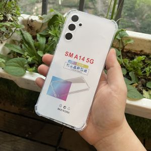 Ốp lưng silicon trong suốt chống sốc 4 cạnh cao cấp cho Samsung Galaxy A14 5G