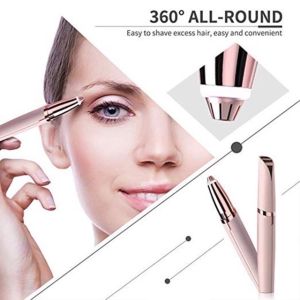 Electric Eyebrow Trimmer Facial Hair Remove Chin Checks Nose Eyebrow Hair Trimmer Bulu Kening 3856