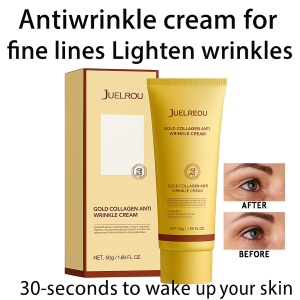 Gold Collagen Anti-Wrinkle Cream Deep Moisturizing Firm Repair Tighten Jawline Long-lasting