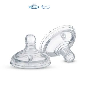 Núm ti silicone y tế dùng cho bình sữa silicone bình sữa cổ siêu rộng như bình silicone Gluck. bình comotomo kichilachi fatz